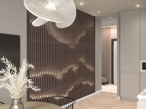 Проект 1ком. квартиры 45 м2 ЖК Керстена